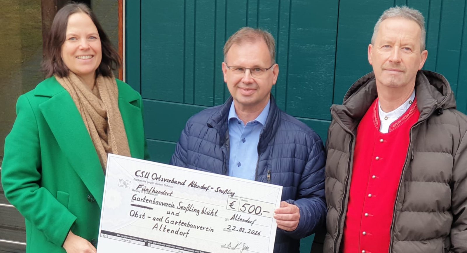 CSU unterstützt Gartenbauvereine